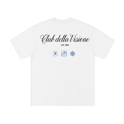 White & Blue Club Della Visione Tee