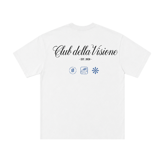 White & Blue Club Della Visione Tee