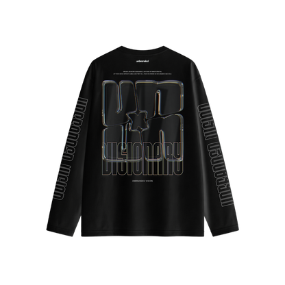 Black long sleeve visionary tee