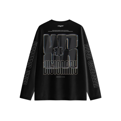 Black long sleeve visionary tee