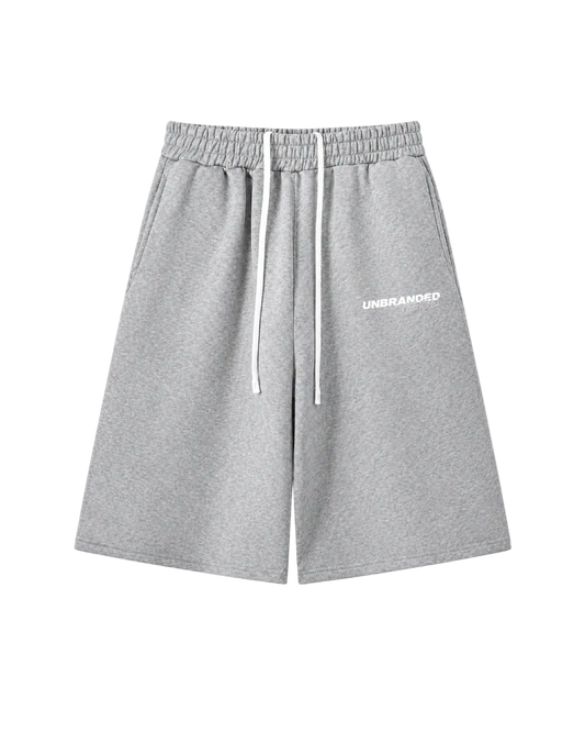 Grey Cropped jogger shorts