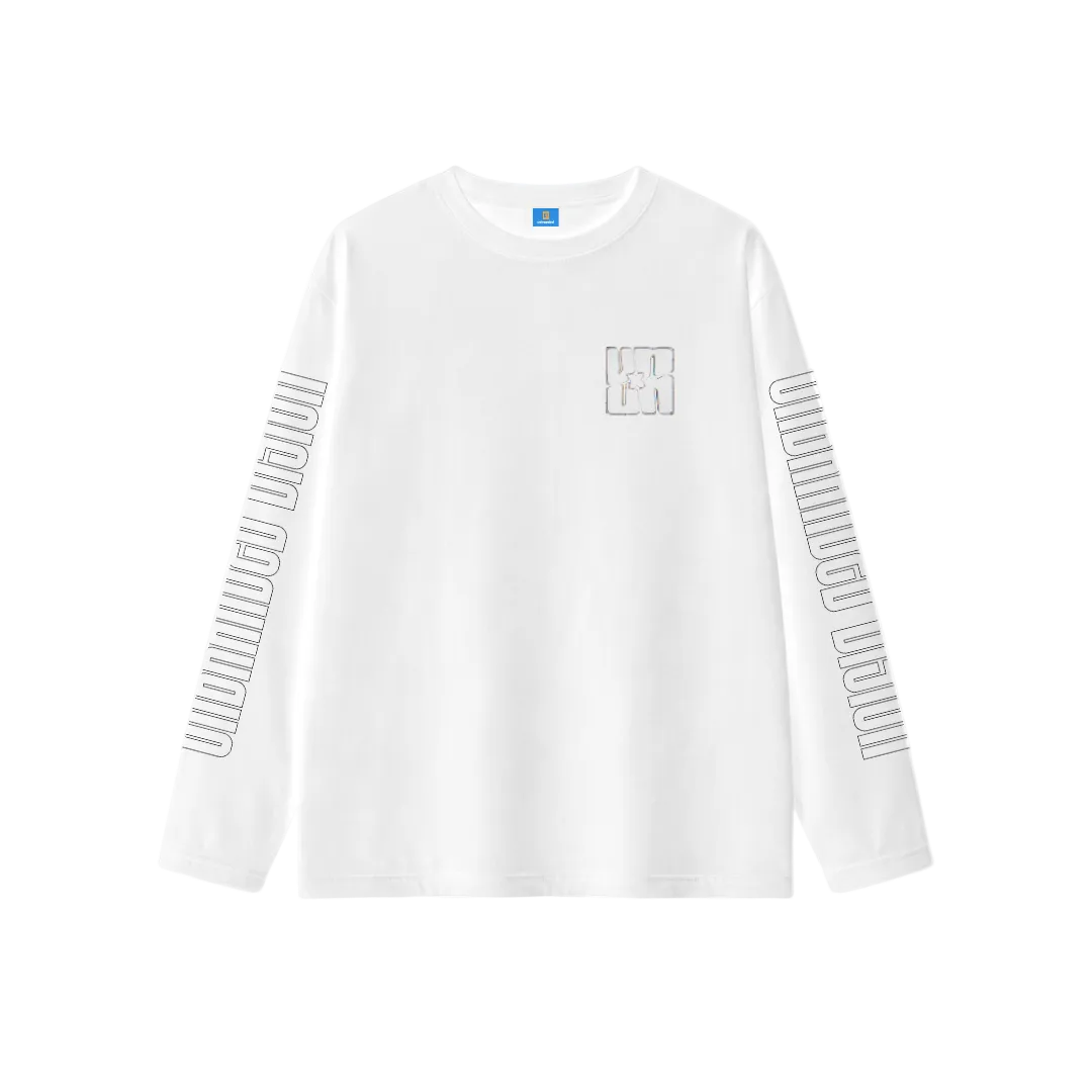 White long sleeve visionary tee