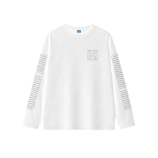 White long sleeve visionary tee